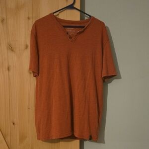 Lucky Brand Men's Burnt Orange Short Sleeve Tee